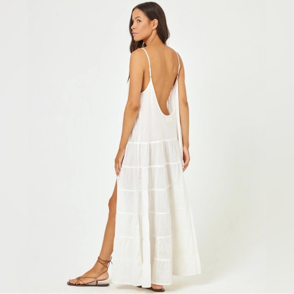 L*Space Goldie Cover Up in Cream, M/L - Picture 1 of 9